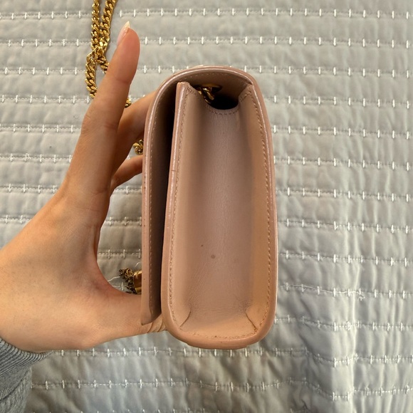 Authentic Yves Saint Laurent Mini Tassel Blush Crossbody with Gold Hardware - Picture 7 of 10